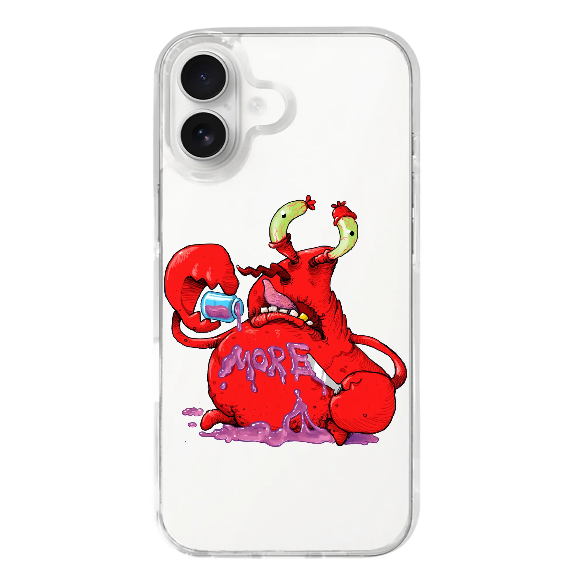 スポンジボブ グッズ ミスター・クラブ - iPhone 17シリーズ 透明スマホケース – 薄型・耐衝撃・精密フィット保護カバー